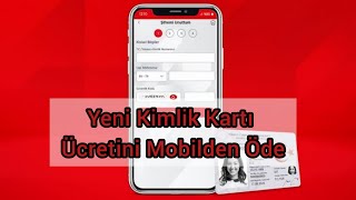 TC Kimlik Harcı Ödeme Mobil Bankacılık [upl. by Nirehtac]