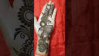 mehndi😎simple front hand mehndi design youtubeshorts viralshort mehndidesign mehndi [upl. by Kralc]