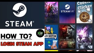 Sign in Steam App How to Login to Steam App using QR Code 2024 [upl. by Yenoh869]