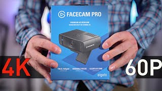 Elgato 4K60p Facecam Pro Webcam Review vs LogitechOBSBotMore [upl. by Ethyl]