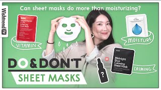 The problem with using just any sheet mask  Secret to finding the perfect sheet mask Ingredients [upl. by Aneehta]