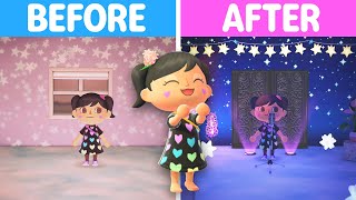 Dreamy Bedroom MAKEOVER in Animal Crossing New Horizons [upl. by Yrrak]