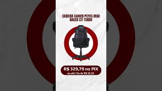 Compre Agora Cadeira Gamer Pcyes Mad Racer Sti Turbo  Suporta Até 120 Kg [upl. by Irehj]