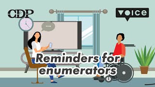 Reminders for enumerators [upl. by Sivrahc]