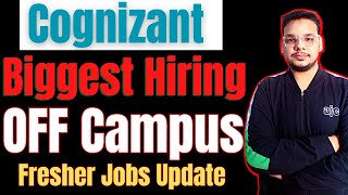 Cognizant Hiring Freshers  OFF Campus Job Drive  2024  2023  2022 Batch Hiring  New Jobs [upl. by Yruama140]