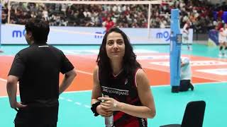 Gia Hadir Bersama Tim Red Spark di Fun Volleyball di Indonesia Arena [upl. by Ynnavoig964]