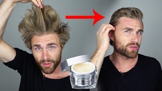 Haarstyling TUTORIAL für Männer mit LUXUSHAARWACHS quotFriedrichquot 💯 [upl. by Noteloc3]