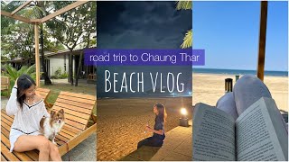 BEACH VLOG road trip to chaung thar  Annie Grace [upl. by Isaacson]