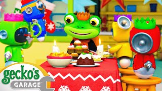 Christmas Party  Geckos Garage  Cartoons For Kids  Toddler Fun Learning [upl. by Mcgannon]