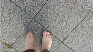 Suburban Barefoot Walk in Berlin On A Sunny Summer Day 4K60 [upl. by Hosbein260]