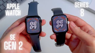 ⌚️Apple Watch SE GEN 2 VS Series 8 🔥 ¿Vale la pena EL CAMBIO  reseña HONESTA y REAL ✅ [upl. by Carolynne636]