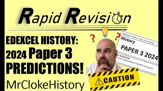 Edexcel Paper 3 Predictions 2024 GCSE History [upl. by Arnie18]