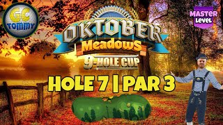 Master QRFR Hole 7  Par 3 HIO  Oktober Meadows 9hole cup Golf Clash Guide [upl. by Willtrude723]