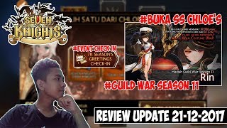 BUKA RANK SS CHLOES  REVIEW UPDATE 21122017  SEVEN KNIGHTS INDONESIA [upl. by Ellennaj]