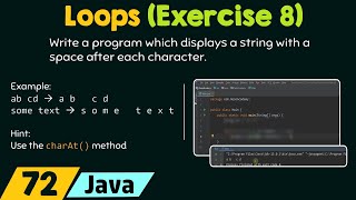 Loops in Java Exercise 8 [upl. by Nay]