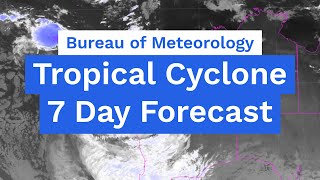 Tropical cyclone 7 day forecast [upl. by Lekcar]