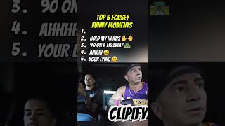 Top 5 funny Fousey moments fousey funny funnymoments fypシ゚viral adinross [upl. by Zelde]