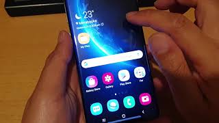 Samsung Galaxy S10  S10 How to Change Wallpaper for Home  Lock Screen [upl. by Eeresed]