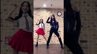 YunaItzyAishaEverglow dance challenge ❤️😍🥰 yuna aisha itzy everglow [upl. by Gauntlett]