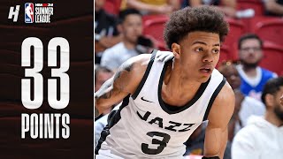 Keyonte George EPIC 33 PTS 10 AST 🔥 Full Highlights in Summer League [upl. by Nnod909]