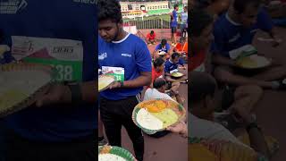 Hyderabad half Marathon 2024  we run 5k vlog marathon hyderabadmarathon runningmotivation run [upl. by Fraase417]