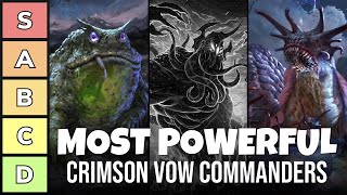 The Most Powerful Commanders of Innistrad Crimson Vow  Power Tier List  EDH  MTG [upl. by Nosnah325]