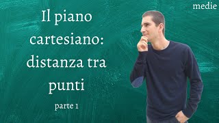 Il piano cartesiano distanza tra punti parte 1  medie [upl. by Tatiana]