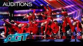 Rival Dance Groups Unite and Deliver a STUNNING Audition  AGT 2022 [upl. by Florry534]