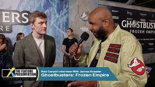 James Acaster At The Red Carpet Premiere Of Ghostbusters Frozen Empire [upl. by Langley]