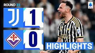 Juventus  Fiorentina  10  Gli Highlights  Lega Serie A TIM 2023  24 [upl. by Yelserp]