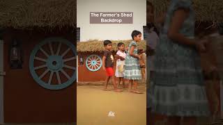 Farmers Shed Backdrop BTS diy babyprops [upl. by Anaahs]