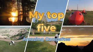 My 5 Best Campsites [upl. by Ssidnak]