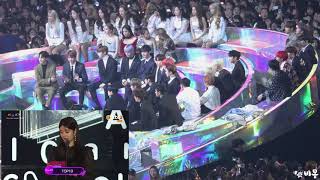 Idol Reaction BTS Win Top10 MMA 2018 [upl. by Emanuel]