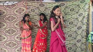 Pawan singh bhakti dance by Basanti Mahima Komal Priya Priyanshu 1st branch [upl. by Mw879]