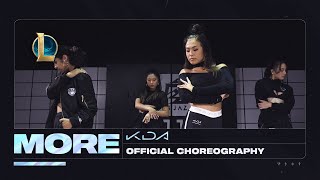 KDA  MORE Dance  Official Choreography Video  League of Legends [upl. by Anenahs]