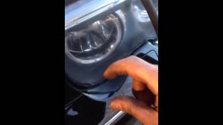 How to replace angel eye or headlight bulb BMW 745 [upl. by Nayrb]