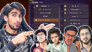 All Top YouTubers in One Room 😱 ft MR ABU Zindabad Plays amp Many More Who Will Win [upl. by Uyr]