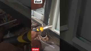 How to Main Cable Gland Panel ▶️👷 Gland Panel Cable Connecting short [upl. by Ritz319]