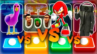 Garten of Banban Opila 🆚 SKIBIDI TOILET💩 Pissoir 🆚 SONIC Knuckles 🆚 Speakerman Tiles Hop EDM Rush [upl. by Lucius927]