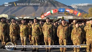 I militari italiani in Kosovo  Agorà 14102024 [upl. by Adnalram907]