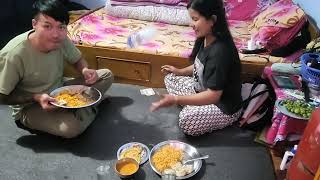 buttle fly and eating challenge 🍼🍜🍛🍝🥘 रु10001000 wife and husband who is win [upl. by Hickey]