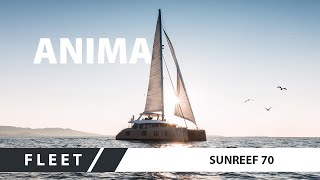 Luxury sailing catamaran Sunreef 70 Anima  Allyear navigation in style [upl. by Moss]