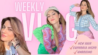 WEEKLY VLOG NEW HAIR EUPHORIA amp UNBOXING 🌈 SOUZANA’S BEAUTY SECRETS [upl. by Naujed]