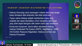 Analisis Big data Pertemuan 11 [upl. by Ereveneug]