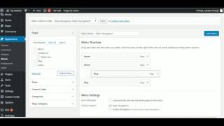 WordPress  How to add Sub Tabs  Sub Navigation to your WordPress Menu [upl. by Ahsimek]