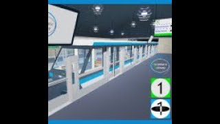 Traveling From Shipley Avenue to Iton Airport In Roblox Automatic Subway [upl. by Sosthena609]