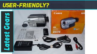 Exploring the Canon ES75 Hi8 Camcorder  A Comprehensive Review [upl. by Emylee]