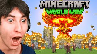 Minecraft Villager MOVIE World War [upl. by Hamilton136]