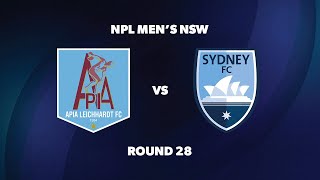 NPL Men’s NSW Round 28 APIA Leichhardt FC v Sydney Olympic FC [upl. by Naibaf]