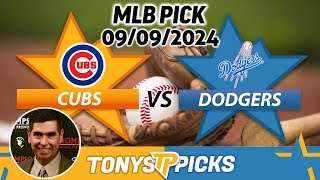 Chicago Cubs vs LA Dodgers Pick 9924 MLB Predictions [upl. by Nirahs]